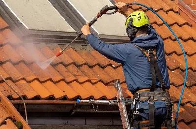 Démoussage et hydrofuge de toiture à Montmachoux